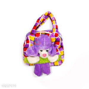 Fashion Design Colorful Plush Toy Hand Bag