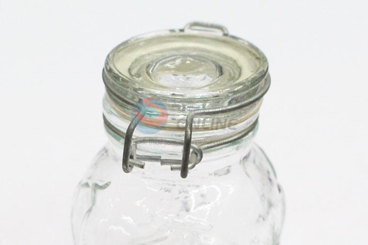 Hot Sale Glass Sealed Jar with Clip