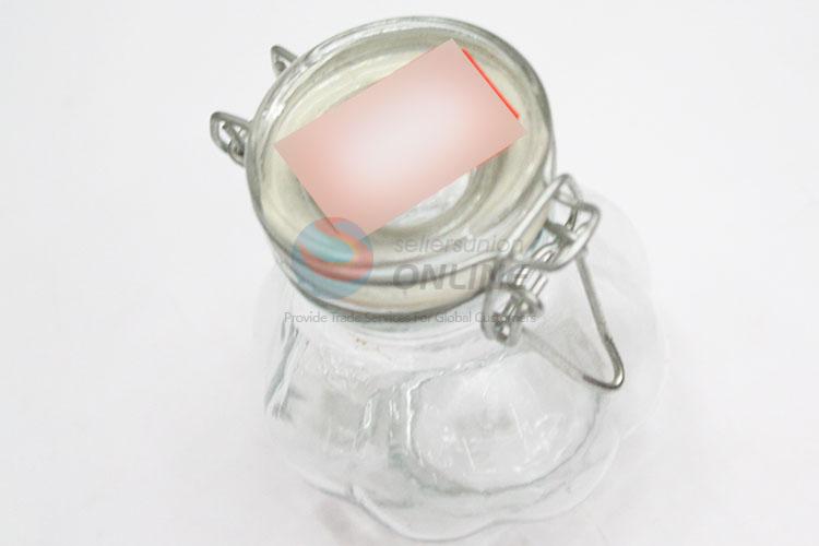 Latest Design Glass Storage Jar Sealed Jar with Clip