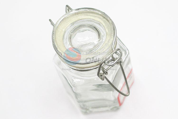 Factory Direct Glass Storage Jar Sealed Jar with Clip