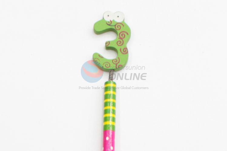 Cheap Price Wooden Cartoon Toy Pencil for Student