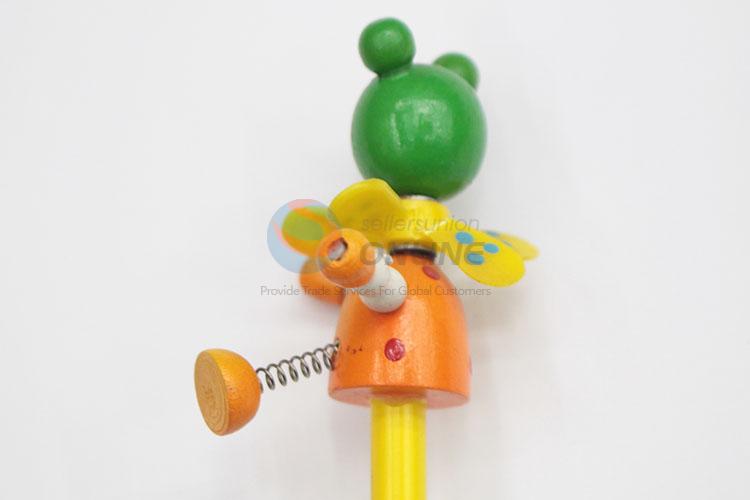 Hot Sale Stationery Pencil with Cartoon Toy Head