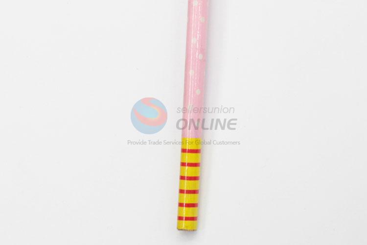 Cheap Price Students Wooden Pencil with Cartoon Toys