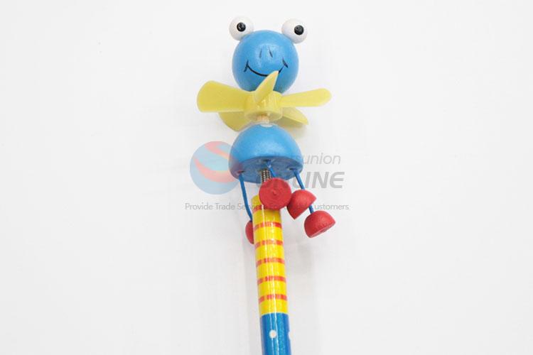 2017 Hot Pencil with Adorable Wooden Toys on Top