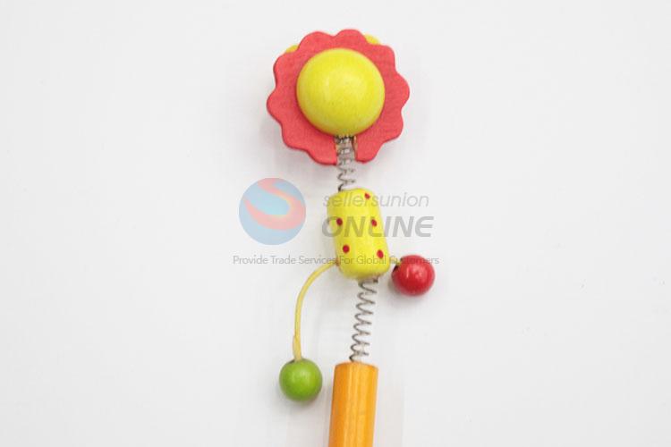 Factory Direct Kids Pencil Wooden Pencil with Toys