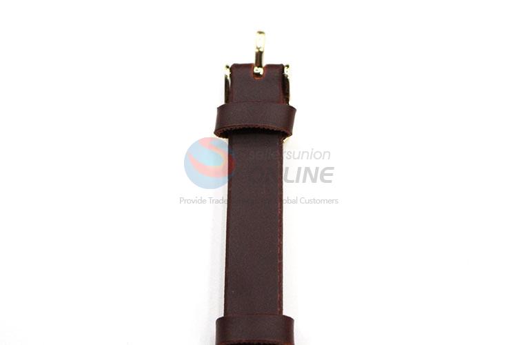 Best Selling Brown Wrist Watch with Leathern Watchband for Sale