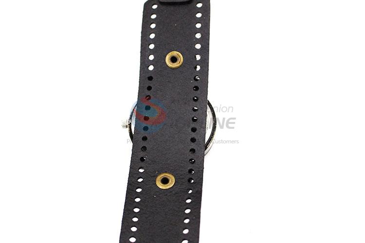 Creative Design Wrist Watch with Leathern Watchband for Sale