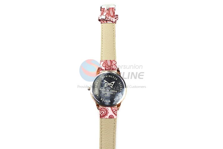 High Quality Wrist Watch with Leathern Watchband for Sale