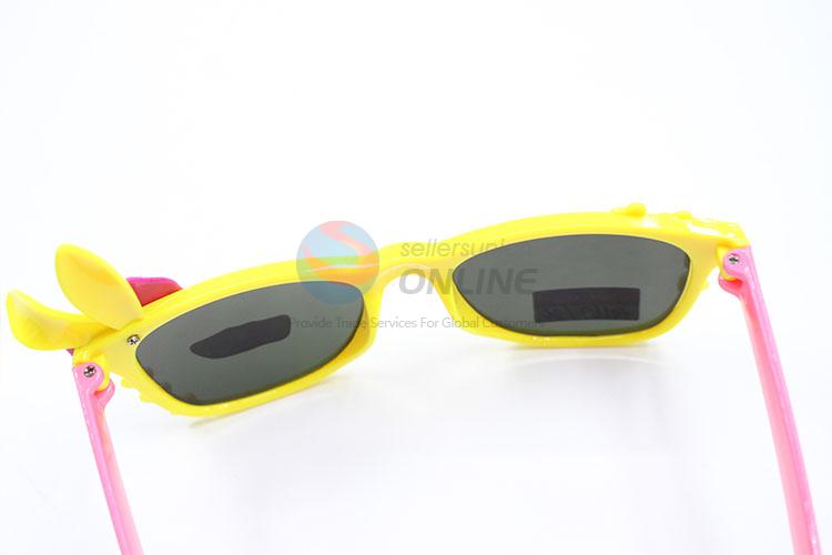 Factory Excellent Soft Kids Sunglasses With Bowknot Decoration
