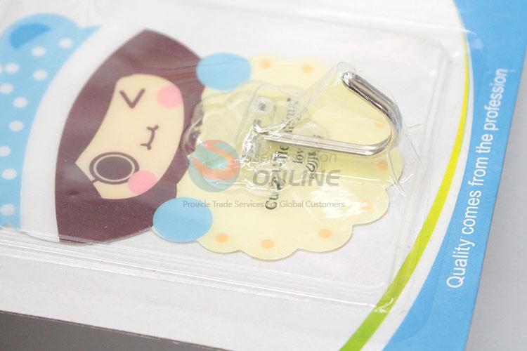 Fashion Cartoon Cute Girl Printed Sticky Hook Self Adhesive