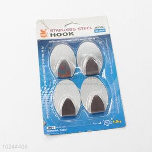 High Quality 2 Pcs Stainless Iron Adhesive Sticky Hook