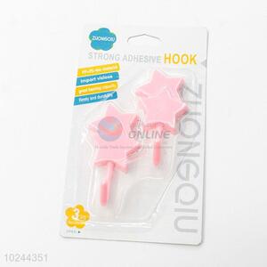 Great Cheap New Style Pink Star Shaped Strong Adhesive Hook