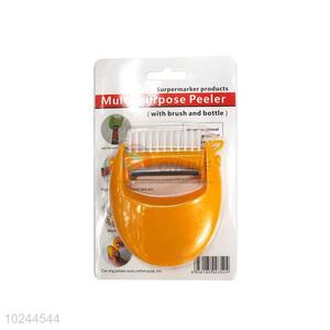 Custom Multipurpose Peeler With Brush And Bottle Opener