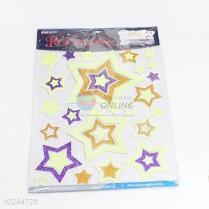 Hot sale star pattern noctilucent mural decals/wall sticker