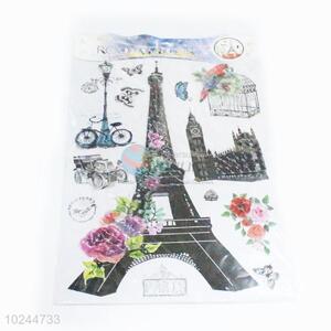 Low price Eiffel Tower room decal/wall sticker
