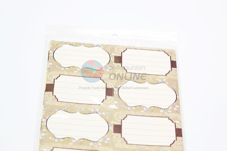 Wholesale Custom Adhesive Labels Stickers for School Office