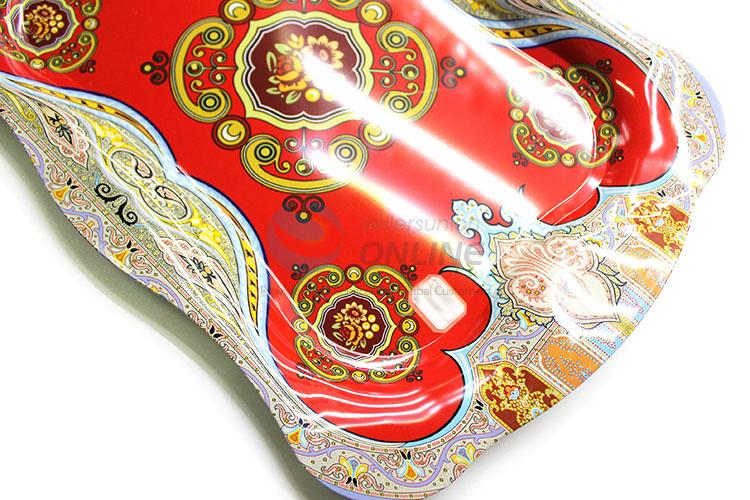 Hot Sale Color Printing Dinner Plate Metal Dishes