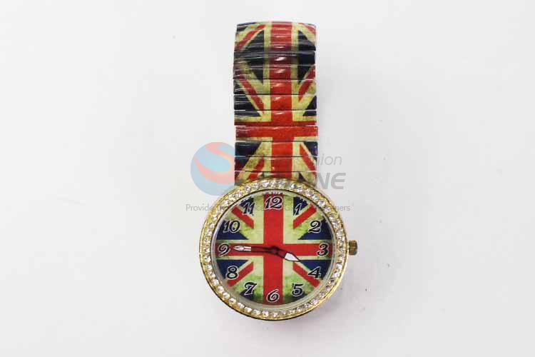 Flag Pattern Casual Bracele Watch For Girls/Fashion Quartz Wristwatch