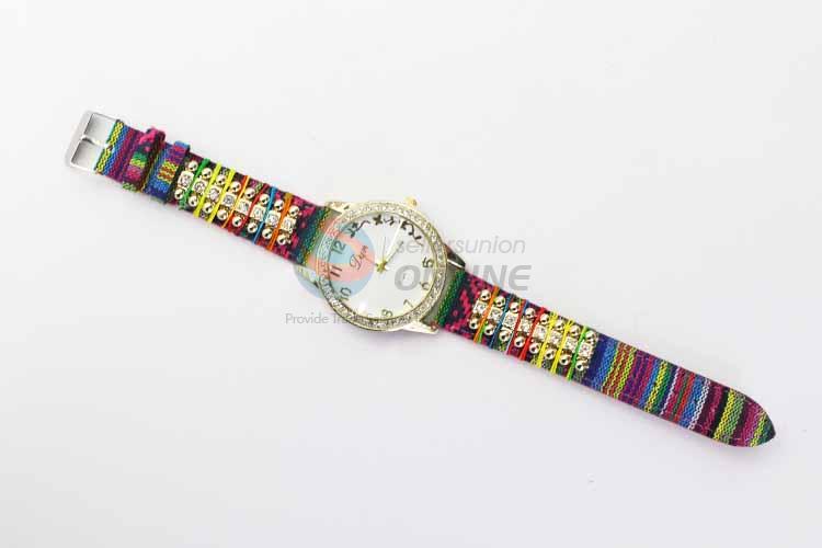 Colorized Casual Bracele Watch For Girls/Fashion Quartz Wristwatch