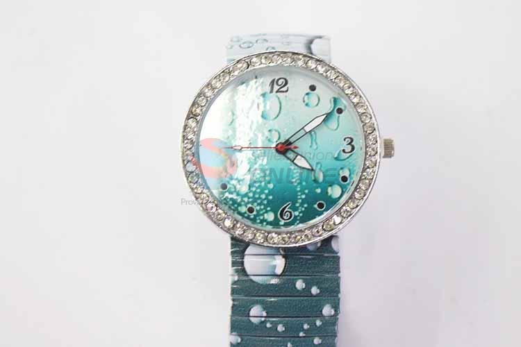 Drops Casual Bracele Watch For Girls/Fashion Quartz Wristwatch with Rhinestone