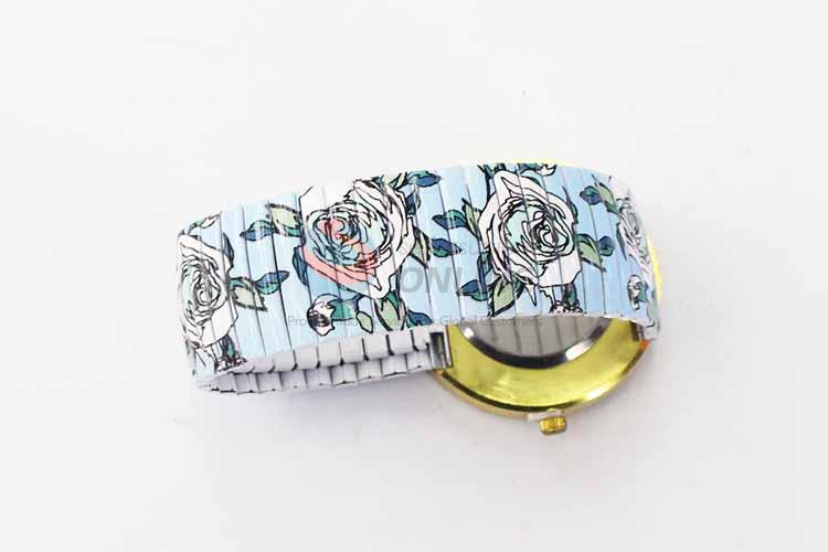 Rose Pattern Casual Bracele Watch For Girls/Fashion Quartz Wristwatch