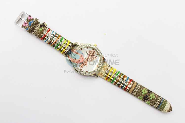 Butterfly Casual Bracele Watch For Girls/Fashion Quartz Wristwatch