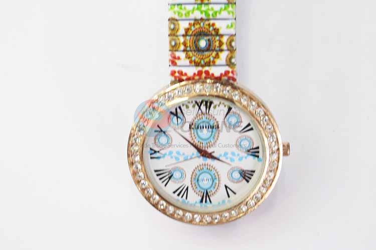 Sunflower Pattern Casual Bracele Watch For Girls/Fashion Quartz Wristwatch