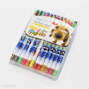 Direct Factory 24 Colors Rolling Crayon