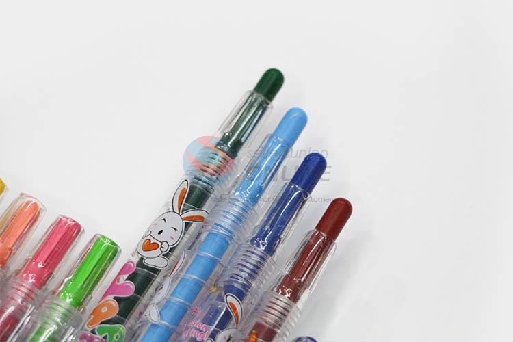 Wholesale Top Quality 24 Colors Rolling Crayon