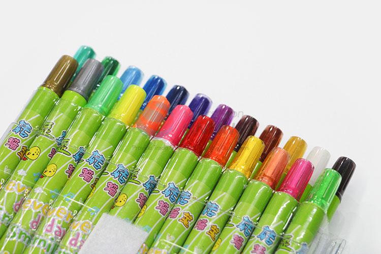 Popular Wholesale 24 Colors Rolling Crayon