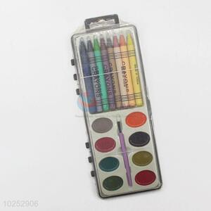 Eco Friendly Eight Water Colos and Eight Colors Crayon