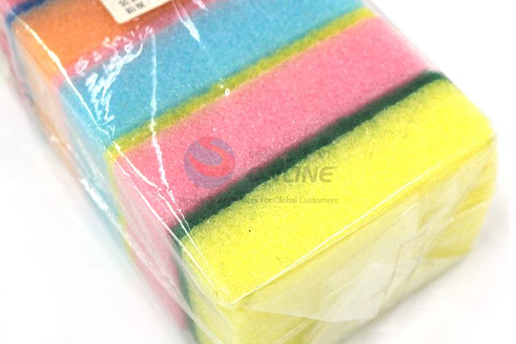 Kitchen Cleaning Sponge Scrubber Colorful Scouring Pad