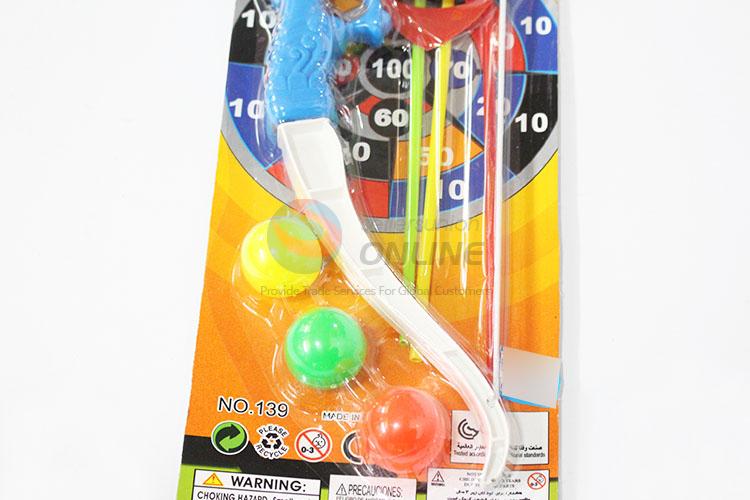 Cheap Price Plastic Toy Bow and Arrow Set with Table Tennis