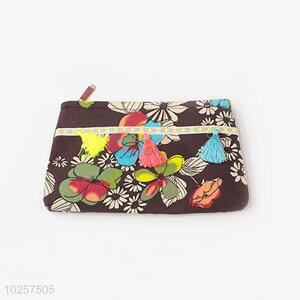 Best Selling Canvas Zippered Clutch Bag