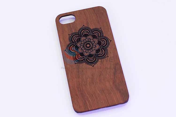 Flower Pattern Wood Mobile Phone Shell Phone Case For iphone6/6 Plus