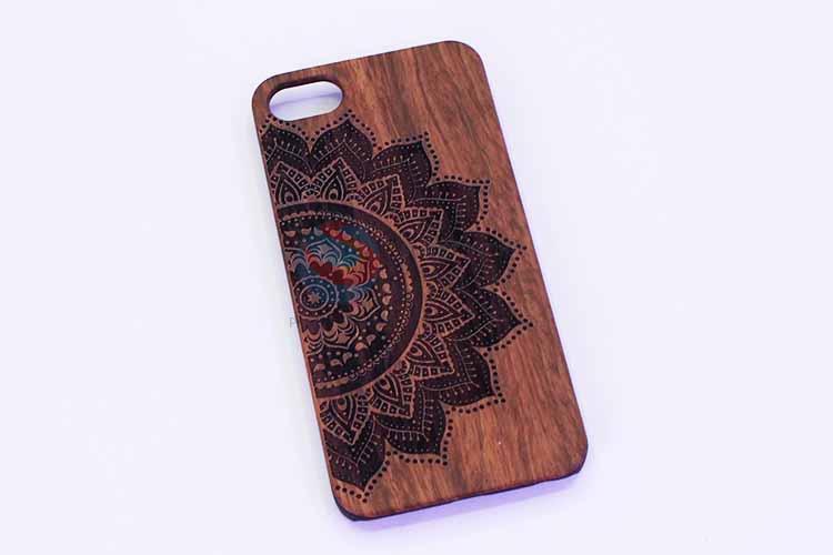 Flower Pattern Wood Mobile Phone Shell Phone Case For iphone6/6 Plus