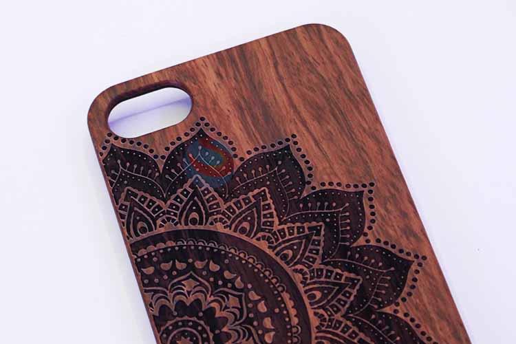 Flower Pattern Wood Mobile Phone Shell Phone Case For iphone6/6 Plus