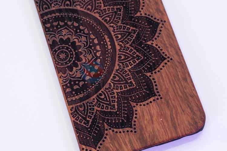 Flower Pattern Wood Mobile Phone Shell Phone Case For iphone6/6 Plus