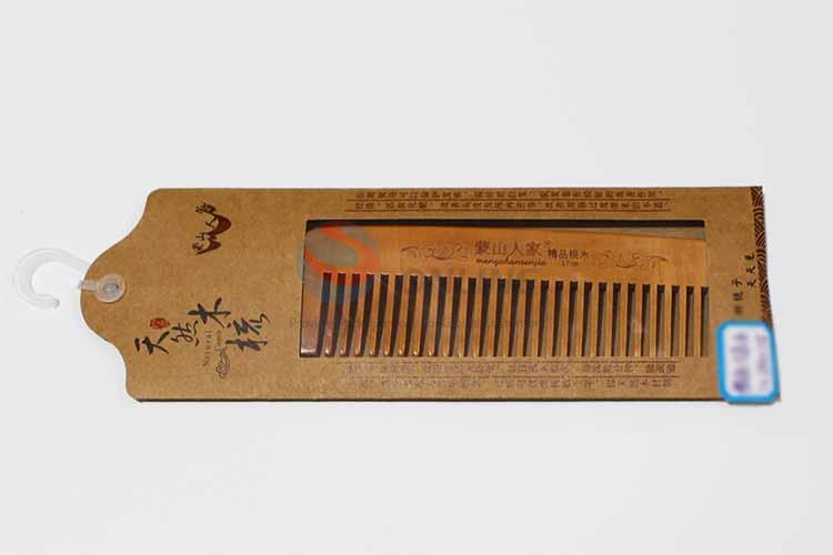 Wholesale Peach Wood Comb/Portable Hair Brush