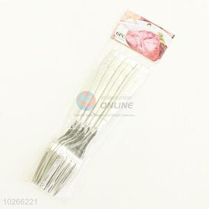 Fashion style low price cool 6pcs forks