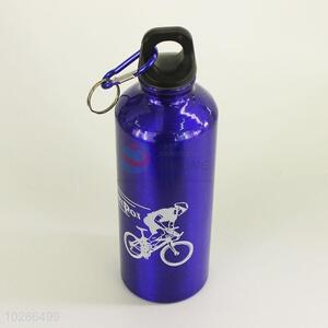Purple Color Simple Style Sports Water Bottle Mug Cup Flask for Travel Camping Hiking