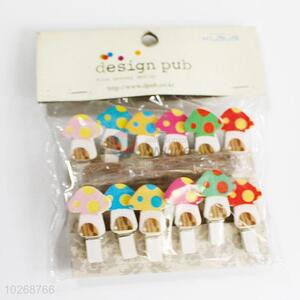 Wholesale Photo Clips Clothing Craft Decoration Mushroom Shaped Clips Pegs