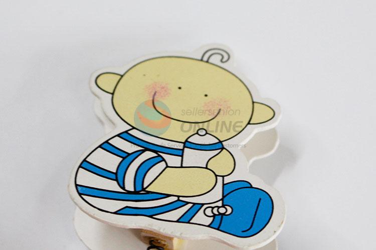 Cute Mini Cartoon Baby Wooden Clips for Photo Clips