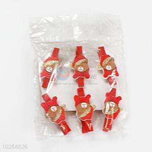 Hot Selling Cartoon Red Bear Clips Craft Postcard Clips Office Supplies