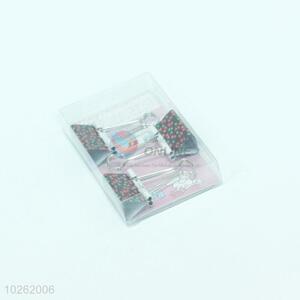 Delicate cute cherry printed 3pcs binder clips