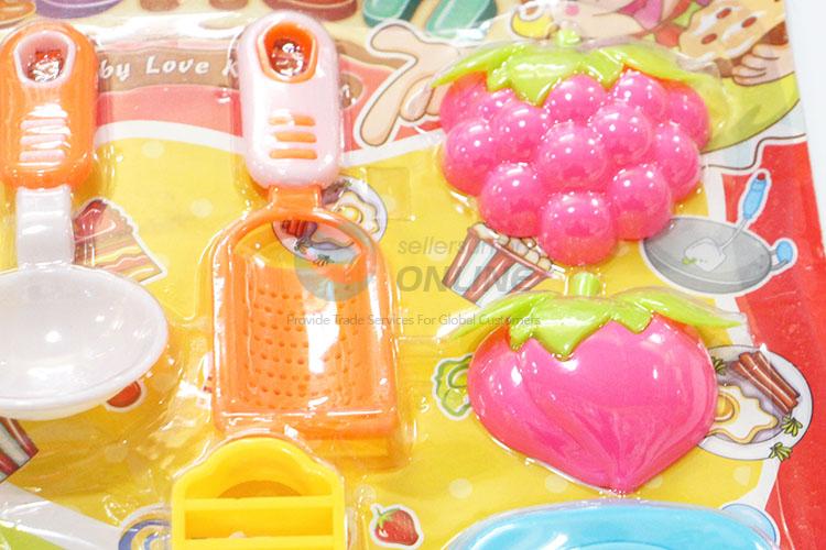 Popular Children Toy Plastic Kitchenware Cooking Set for Sale