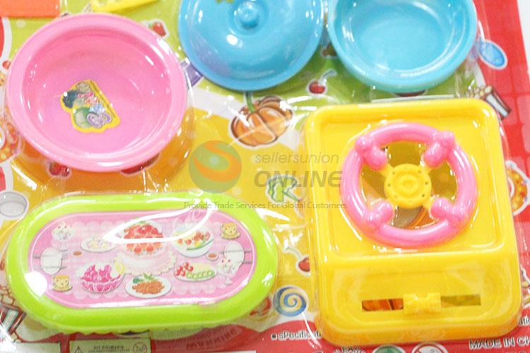 China Factory Plastic Kitchen Set Plastic Kitchenware Toy