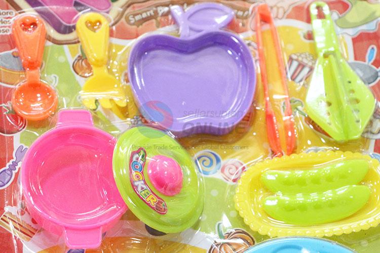 New Design Children Toy Plastic Kitchenware Cooking Set