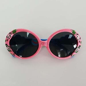 Round Shaped Sunglasses with Cartoon Pattern