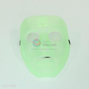 Green plastic luminous mask for halloween